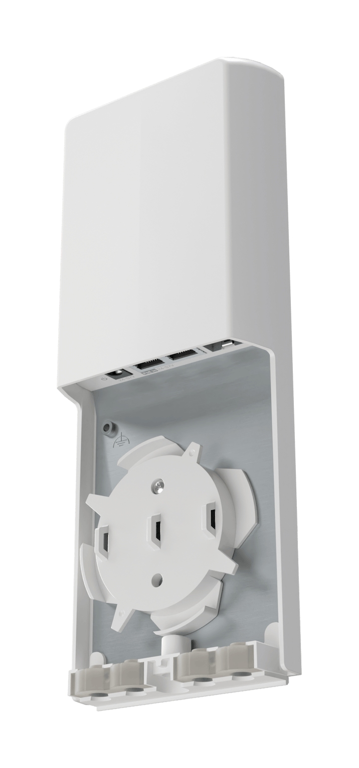 -Mikrotik FTC21 Dış Mekan 2.5G Fiber to Copper Dönüştürücü IP55, VLAN, PoE-in