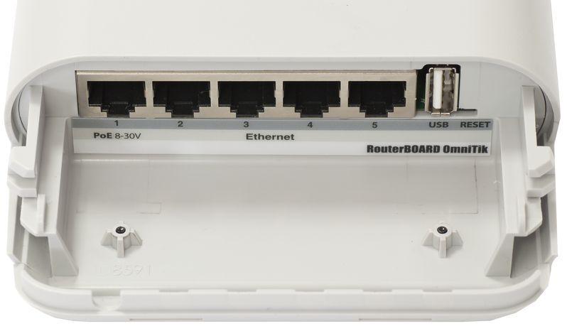 Mikrotik RBOmniTikU-5HnD MikroTik RBOmniTikU-5HnD - MikroTik OmniTIK U-5HnD 2x2 Mimo 5 Port 5 GHz Outdoor Omni AP ürün görseli 3 - wifidepo