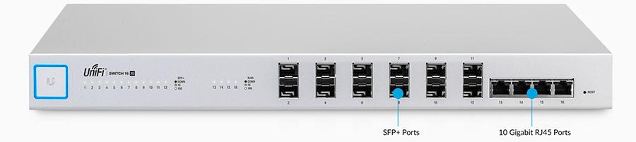 US-16-XG-Unifi Ubnt US-16-XG UniFi Switch 16 Port 10G SFP+ Layer3 Switch 