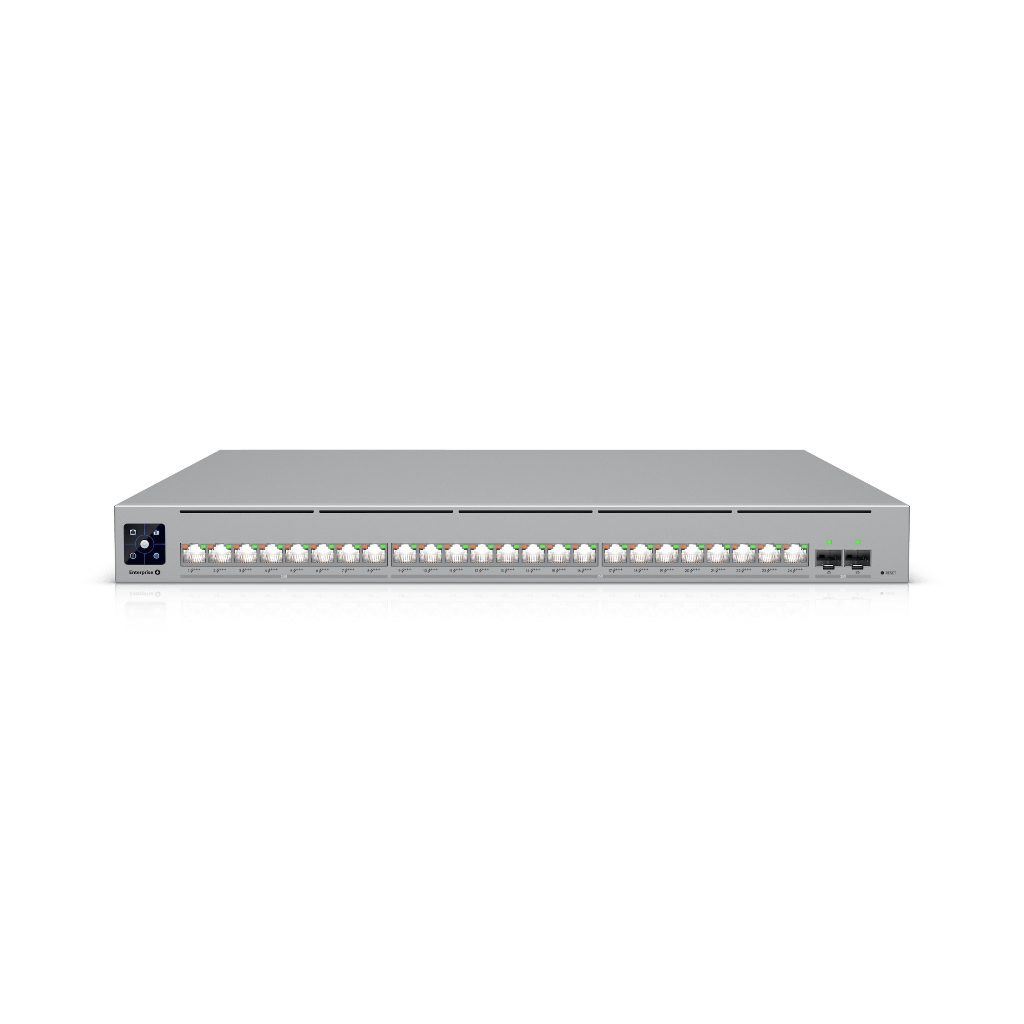 UBNT ECS-24-PoE 1050W UBNT UniFi Enterprise Campus 24 PoE (ECS-24-PoE 1050W) - 24 Port PoE+++ Destekli, 25G Uplink'li Layer 3 Kurumsal Kampüs Switch ürün görseli 2 - wifidepo