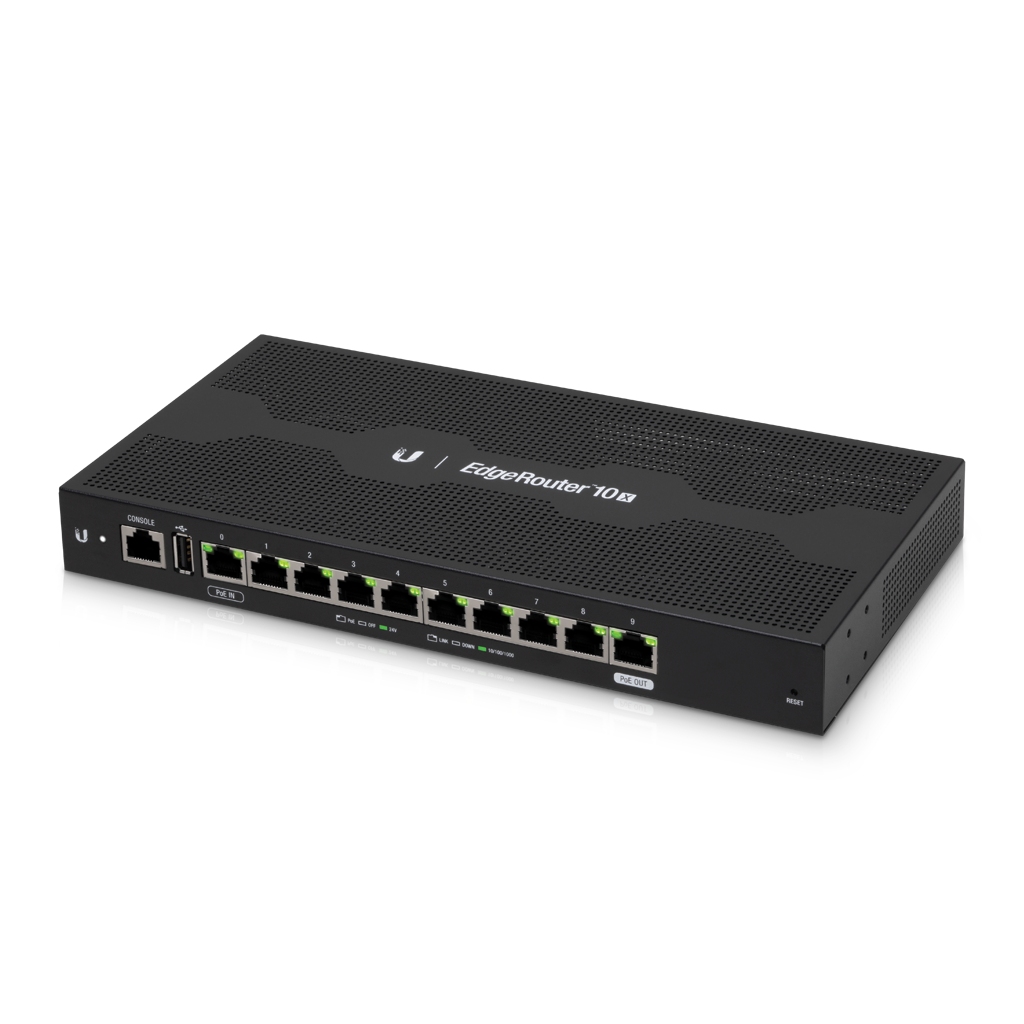 ER-10-UBNT EdgeRouter 10 (ER-10) - 10 Gigabit RJ45 Port, PoE Giriş ve PoE Passthrough Destekli Profesyonel Router