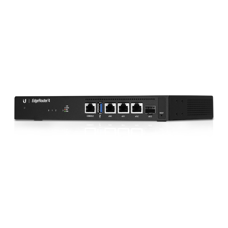 UBNT ER-4 UBNT EdgeRouter 4 (ER-4) - Profesyonel Router, 4 Gbps Throughput, 3 Gigabit RJ45 ve 1 SFP Port ürün görseli 2 - wifidepo