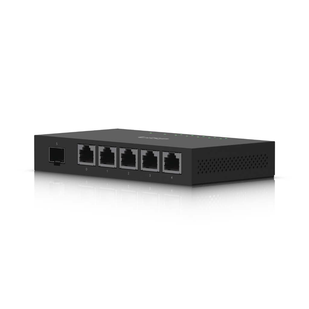 UBNT EdgeRouter X SFP (ER-X-SFP) – 5 Port Gigabit RJ45, 24V Pasif PoE ve SFP Portlu Kompakt Router urun fotografi