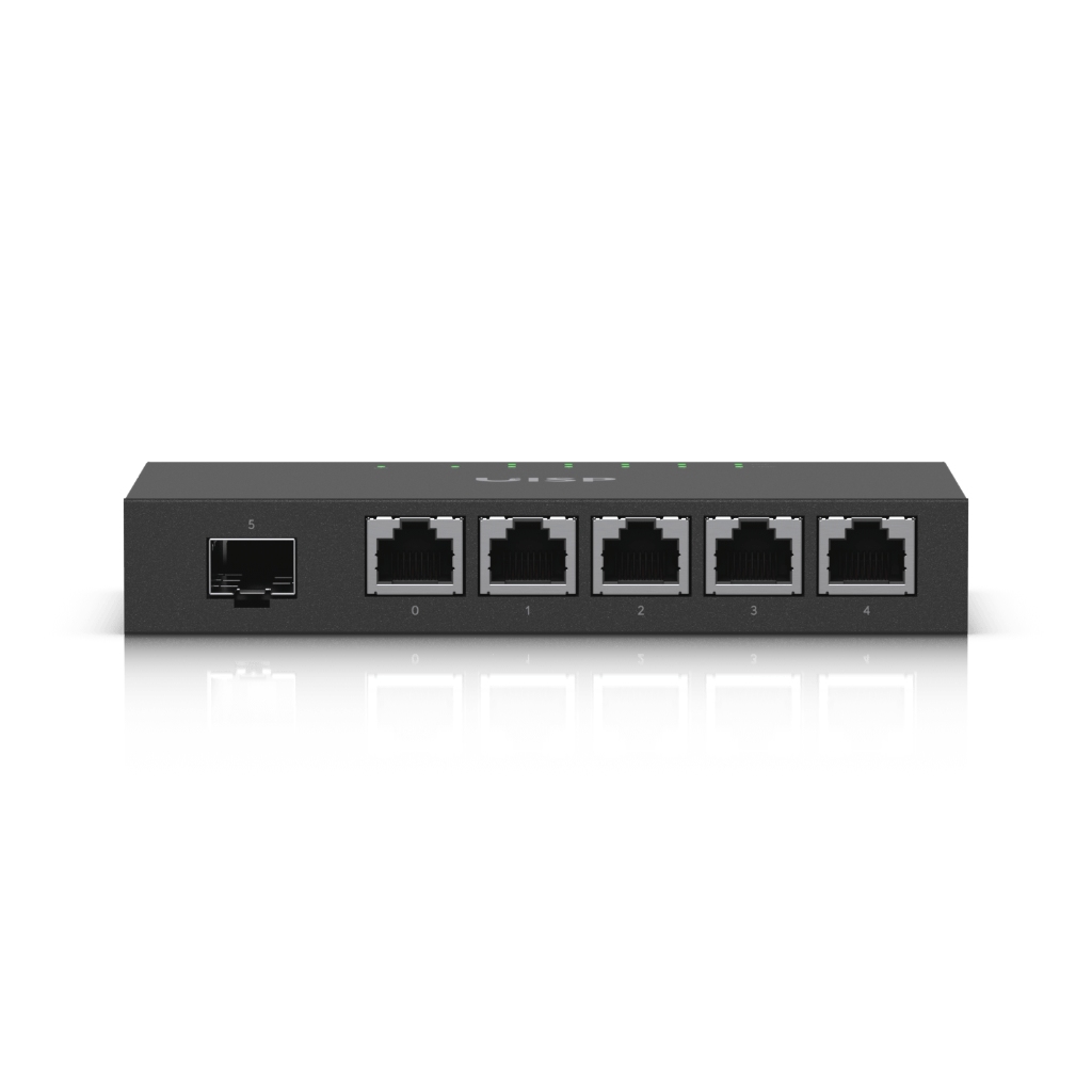 UBNT ER-X-SFP UBNT EdgeRouter X SFP (ER-X-SFP) – 5 Port Gigabit RJ45, 24V Pasif PoE ve SFP Portlu Kompakt Router ürün görseli 2 - wifidepo