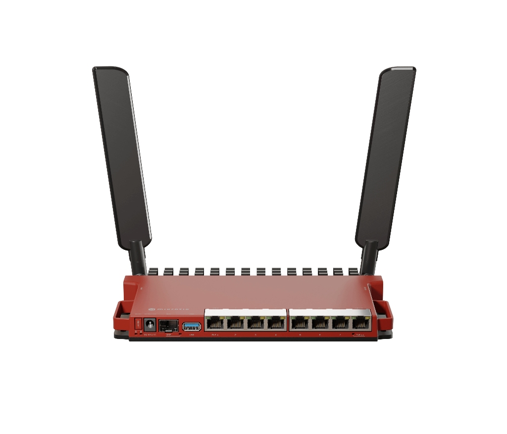 L009UiGS-2HaxD-IN-MikroTik L009UiGS-2HaxD-IN 2.5G SFP 8 Port WiFi6 Firewall Router