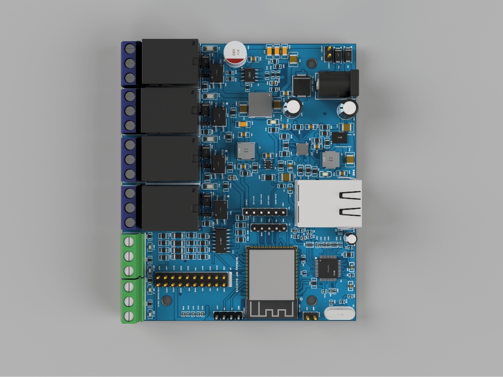 NetRelay NR003 NetRelay IoT 4 Röle, 4Input PoE + Ethernet + Wi-Fi LAN Relay Akıllı Otomasyon Kartı Adaptörsüz ürün görseli 10 - wifidepo