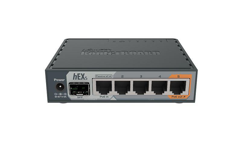 -Mikrotik hEX S  Firewall Router + SFP (RB760iGS)
