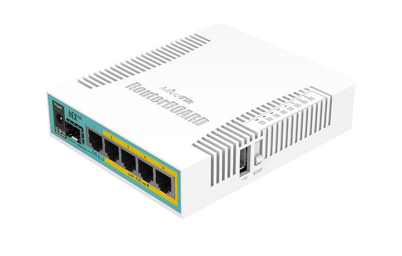-MikroTIK hEX 4 PoE RB960PGS 5X gigabit 1 sfp Router 