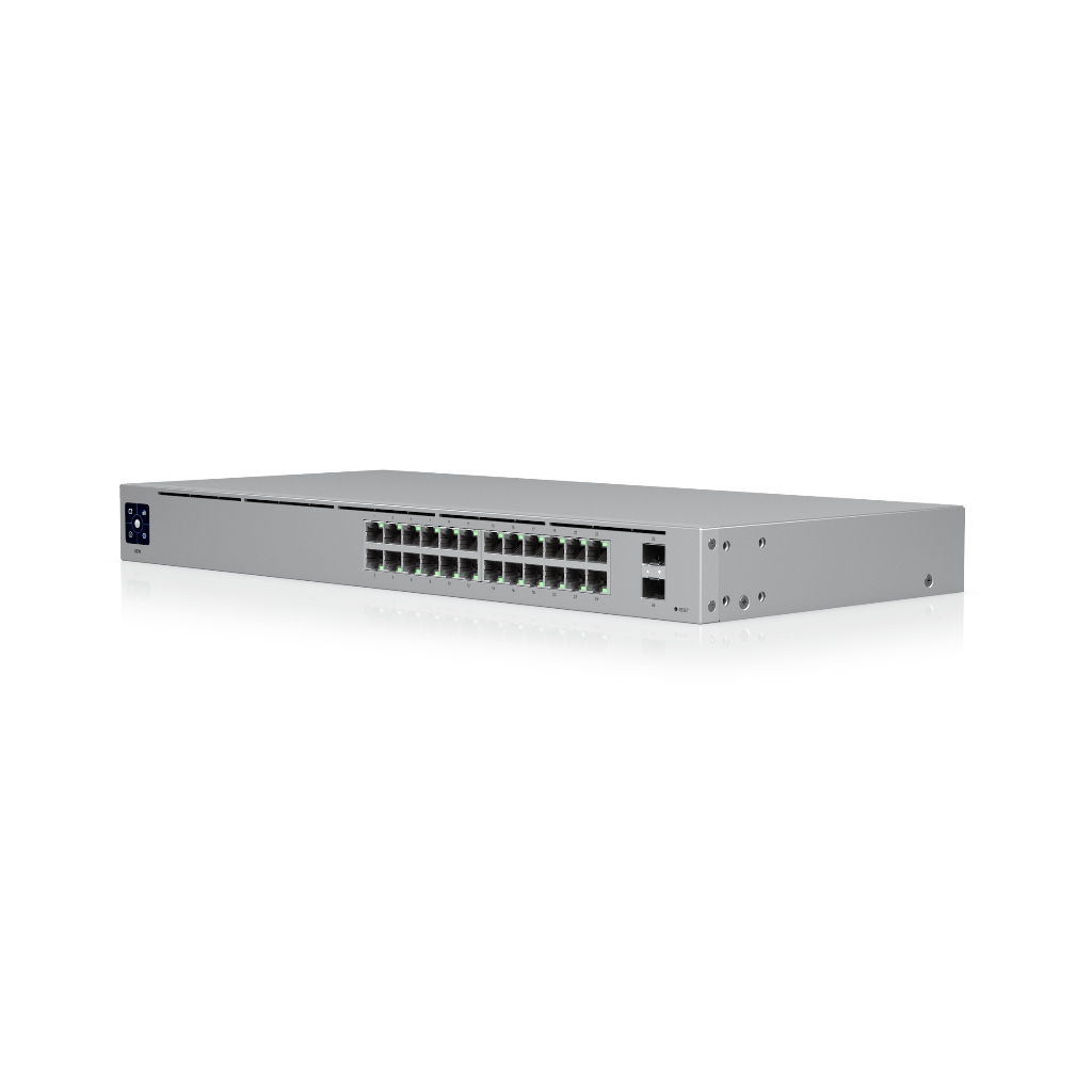 UBNT USW-24 Ubiquiti UniFi Standard 24 (USW-24) | 24 Port Gigabit, 2 SFP, Fansız Layer 2 Switch ürün görseli 5 - wifidepo