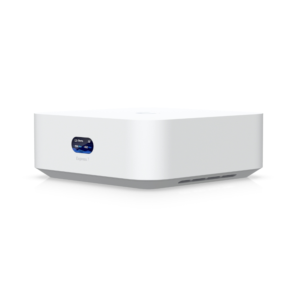 UBNT UniFi Express 7 (UX7) – WiFi 7 (6 GHz) Entegre 10G Cloud Gateway, Mesh Genişletme ve 2.3 Gbps IDS/IPS fiyat ve stok bilgisi UBNT UniFi Express 7 (UX7) – WiFi 7 (6 GHz) Entegre 10G Cloud Gateway, Mesh Genişletme ve 2.3 Gbps IDS/IPS urun fotografi
